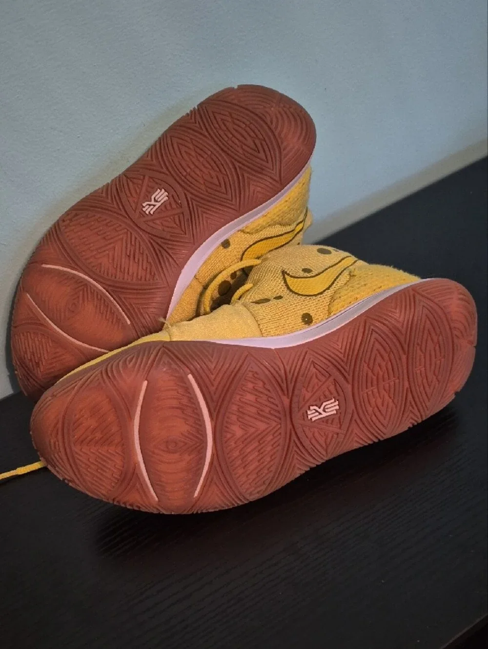 Nike Kids Yellow and Pink Accent Sneakers